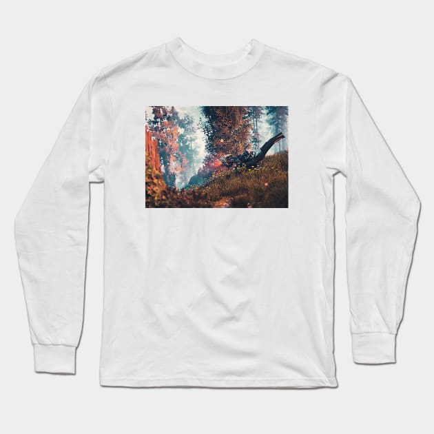 Horizon Long Sleeve T-Shirt by TeEmporium